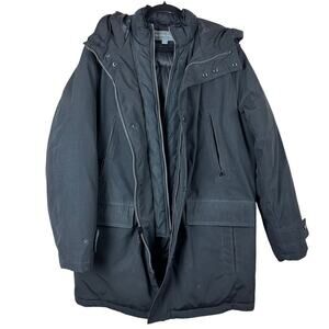 Michael Kors Men’s Quilted Puffer Jacket Black Heavyweight Winter Coat Size M